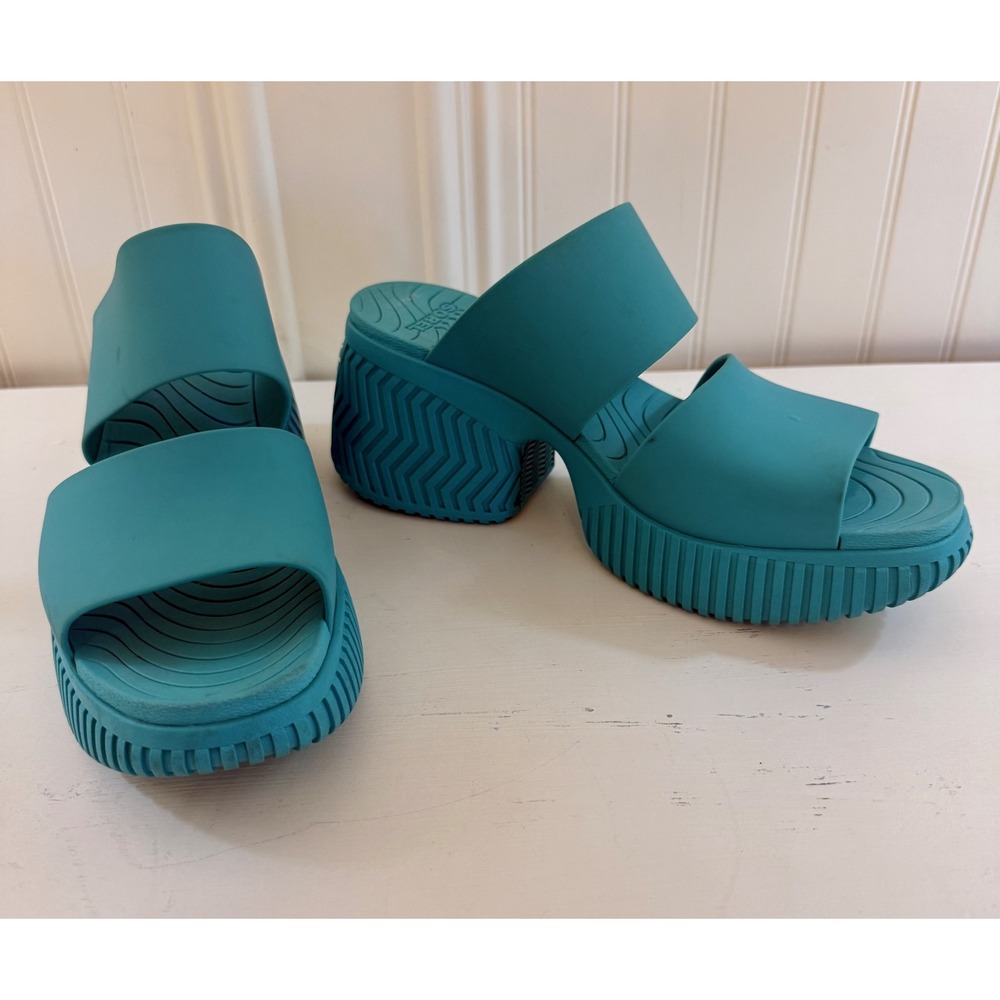 Women's Sorel ONA Streetworks Slide Sandals Miami Sea Salt size 10